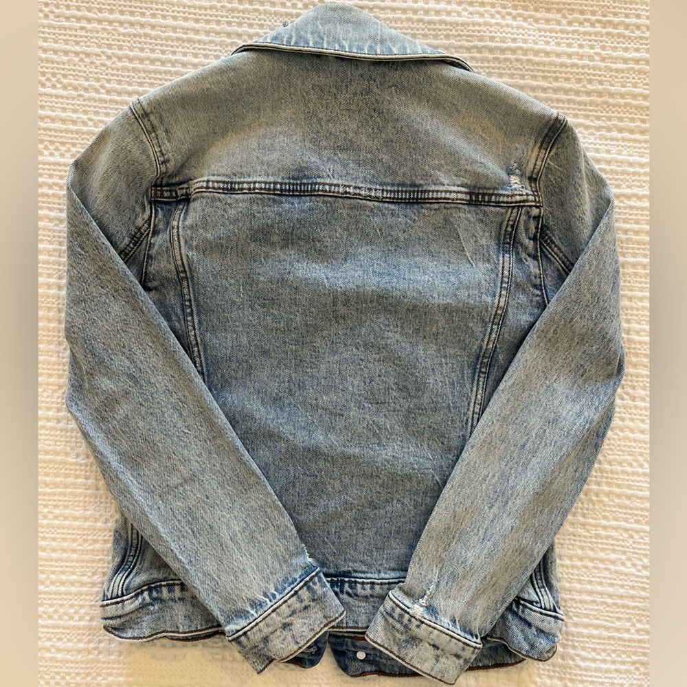 Abercrombie and Fitch Stretch Denim Trucker Jacket - Picture 7 of 7